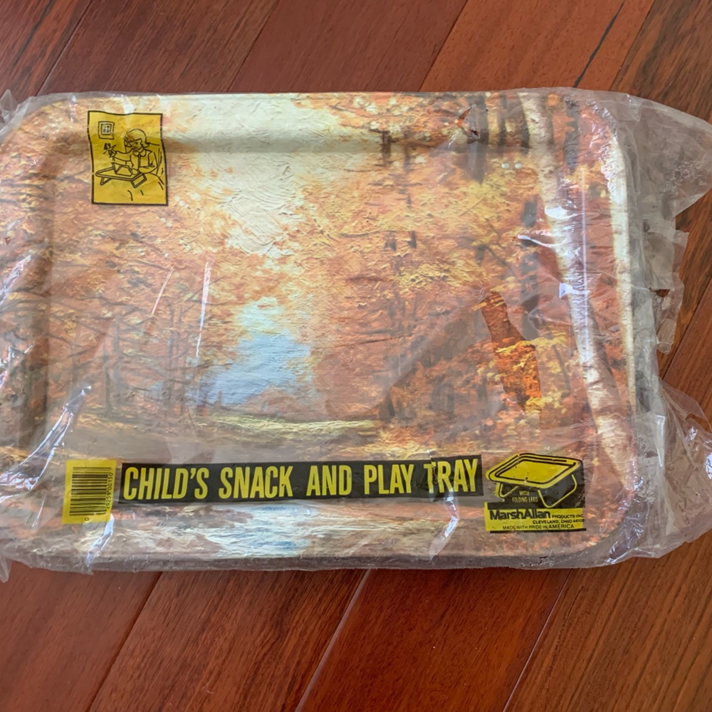 Vintage Child’s Snack & Play Tray